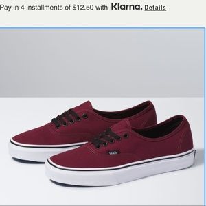 Unisex Vans Authentic